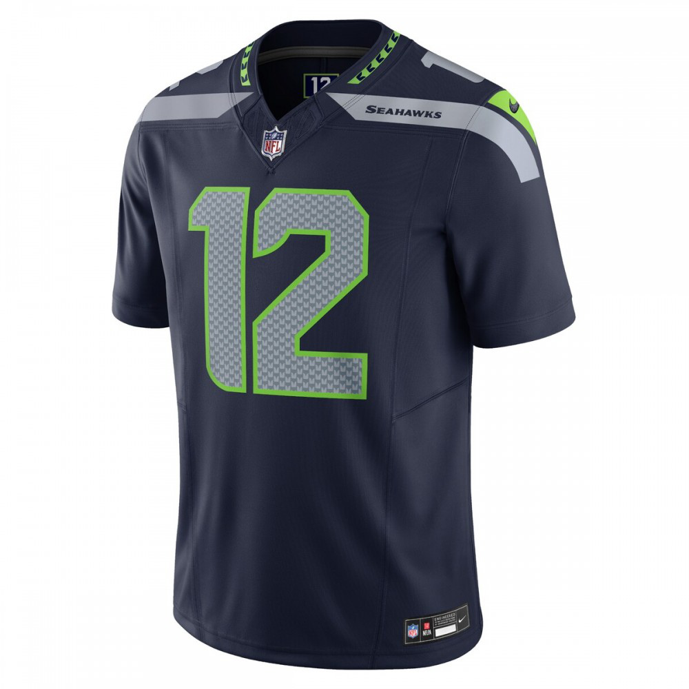 12th Fan Seattle Seahawks Nike Vapor F.U.S.E. Limited Jersey - Navy-GridironStore